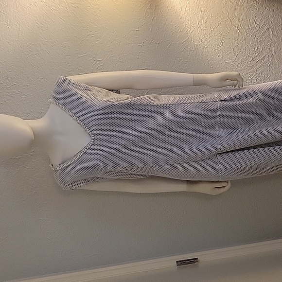 HANDMADE Plus Size 4x Lace Overlay Pearl Trim Sleeveless Tank Dress - Picture 4 of 9